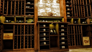 A wine cellar