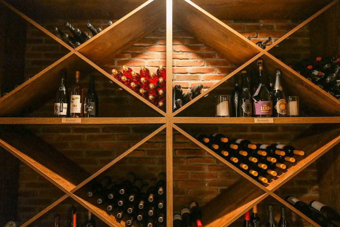 A wine cellar