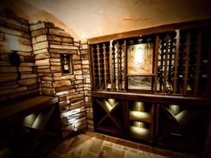 A wine cellar