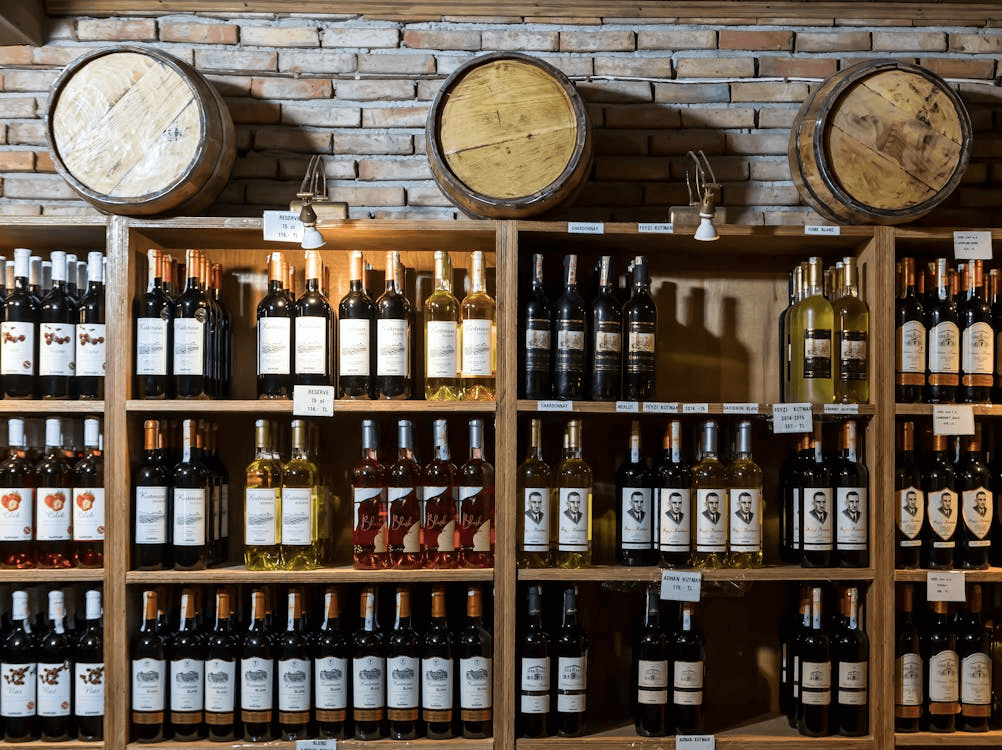 A wine cellar