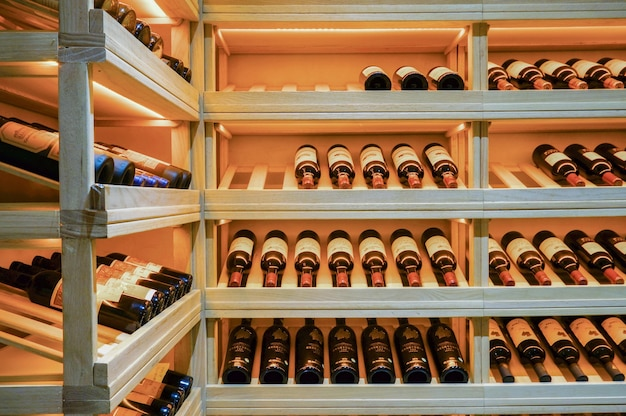 A wine cellar
