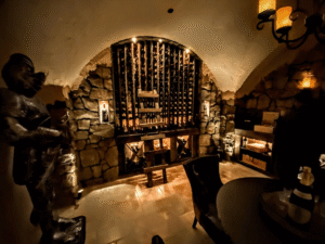 a wine cellar
