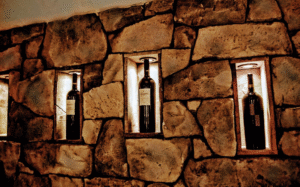 Custom holders for wine bottles