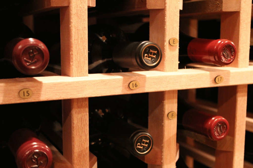 baroque-design-wine-cellar-closeup-bottle-racking