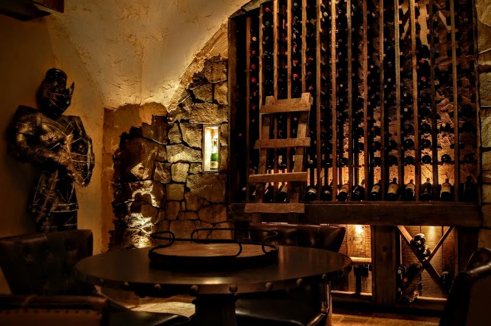 A wine cellar