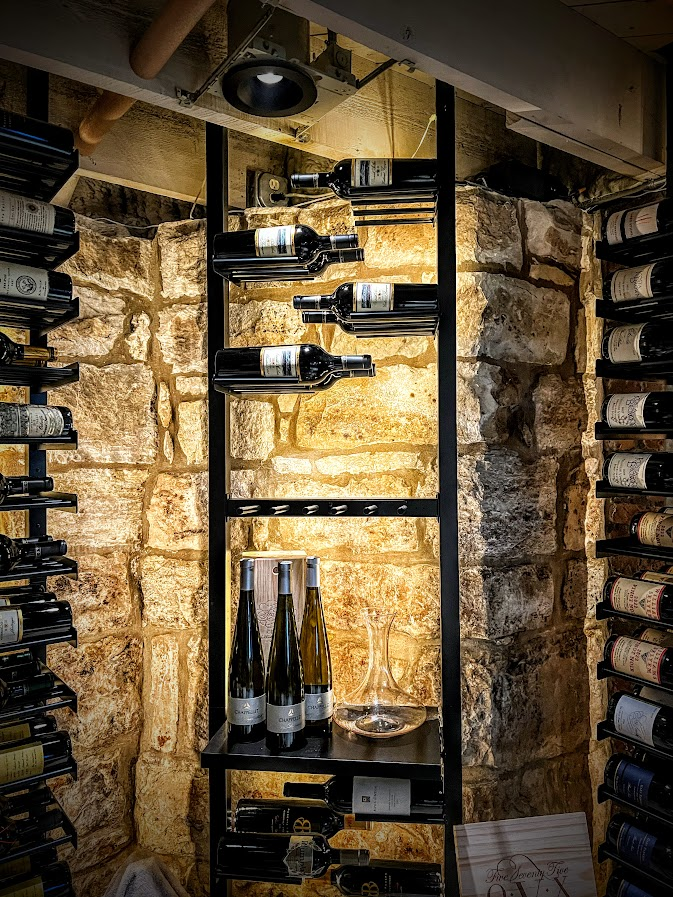 Wine racks made from metal