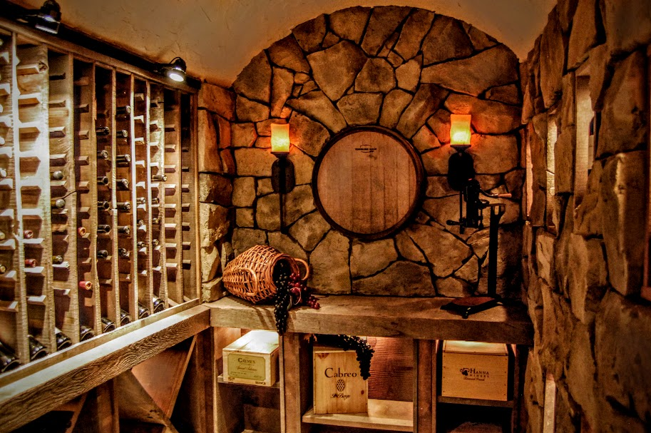 A wine cellar